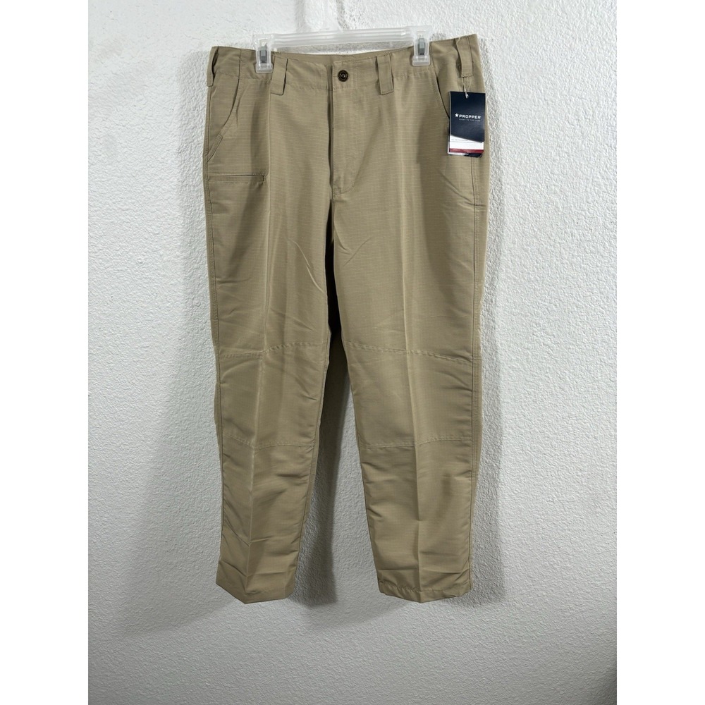 Propper EdgeTec Tactical Pants Womens 14S Khaki Ripstop Cargo Teflon‎ Work